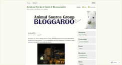 Desktop Screenshot of animalsourcegroup.wordpress.com