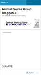 Mobile Screenshot of animalsourcegroup.wordpress.com