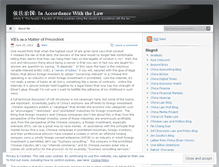 Tablet Screenshot of inaccordancewiththelaw.wordpress.com