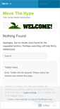 Mobile Screenshot of movethehype.wordpress.com