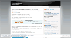 Desktop Screenshot of newsontheedge.wordpress.com