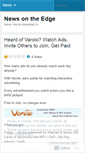 Mobile Screenshot of newsontheedge.wordpress.com