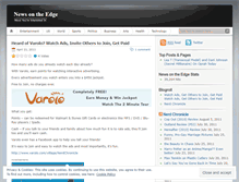 Tablet Screenshot of newsontheedge.wordpress.com