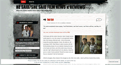 Desktop Screenshot of hesaidshesaidfilms.wordpress.com