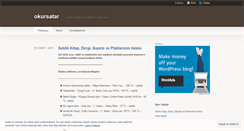 Desktop Screenshot of okursatar.wordpress.com