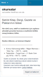 Mobile Screenshot of okursatar.wordpress.com
