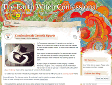 Tablet Screenshot of earthwitchconfessional.wordpress.com