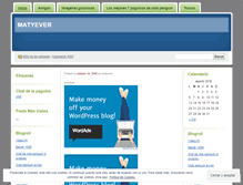 Tablet Screenshot of matyever.wordpress.com