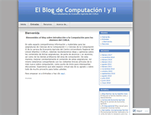 Tablet Screenshot of computacion1y2curla.wordpress.com