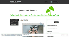 Desktop Screenshot of growersnotshowers.wordpress.com