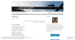 Desktop Screenshot of pentuhpaper.wordpress.com