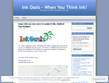 Tablet Screenshot of inkoasis.wordpress.com