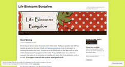 Desktop Screenshot of lifeblossomsbungalow.wordpress.com