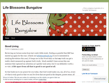 Tablet Screenshot of lifeblossomsbungalow.wordpress.com