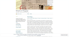 Desktop Screenshot of misplacedbaggage.wordpress.com