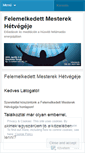 Mobile Screenshot of felemelkedettmesterek.wordpress.com