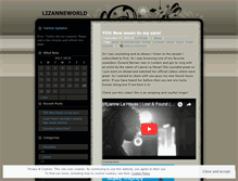 Tablet Screenshot of lizannecoleman.wordpress.com