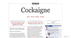 Desktop Screenshot of cockaigne.wordpress.com