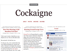 Tablet Screenshot of cockaigne.wordpress.com