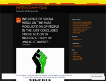 Tablet Screenshot of intercommfour.wordpress.com