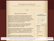 Tablet Screenshot of pickwickfirenze.wordpress.com