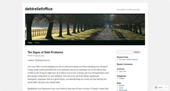 Desktop Screenshot of debtreliefoffice.wordpress.com