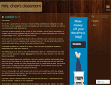 Tablet Screenshot of chey2cmc.wordpress.com