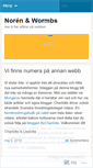 Mobile Screenshot of norenochwormbs.wordpress.com