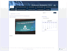 Tablet Screenshot of profesatalayistas2010.wordpress.com