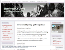 Tablet Screenshot of elementalqigong.wordpress.com