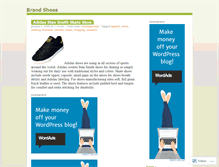 Tablet Screenshot of brandshoes.wordpress.com