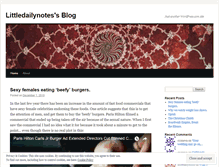 Tablet Screenshot of littledailynotes.wordpress.com