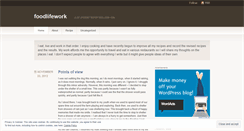 Desktop Screenshot of foodlifework.wordpress.com