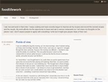 Tablet Screenshot of foodlifework.wordpress.com