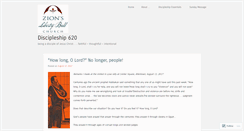 Desktop Screenshot of discipleship620.wordpress.com