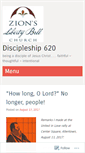 Mobile Screenshot of discipleship620.wordpress.com