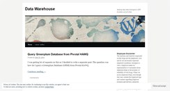 Desktop Screenshot of dwarehouse.wordpress.com