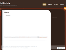 Tablet Screenshot of laihlabia.wordpress.com
