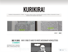 Tablet Screenshot of kurikira.wordpress.com