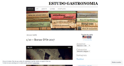 Desktop Screenshot of estudogastronomia.wordpress.com