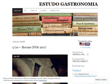 Tablet Screenshot of estudogastronomia.wordpress.com