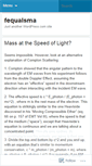 Mobile Screenshot of fequalsma.wordpress.com