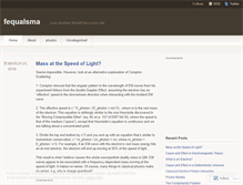 Tablet Screenshot of fequalsma.wordpress.com