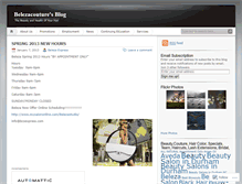Tablet Screenshot of belezacouture.wordpress.com