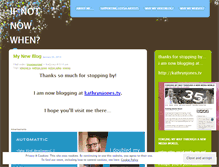 Tablet Screenshot of ifnotnow.wordpress.com