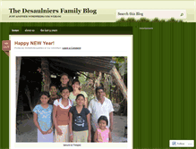 Tablet Screenshot of desaulniersfamily.wordpress.com