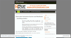 Desktop Screenshot of officenieuws.wordpress.com