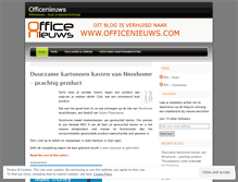 Tablet Screenshot of officenieuws.wordpress.com