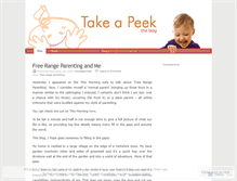 Tablet Screenshot of peekaboocoms.wordpress.com