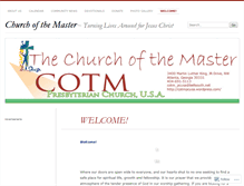 Tablet Screenshot of churchofthemaster.wordpress.com